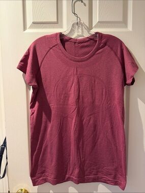 lululemon athletica Short Sleeve Active Top - Berry